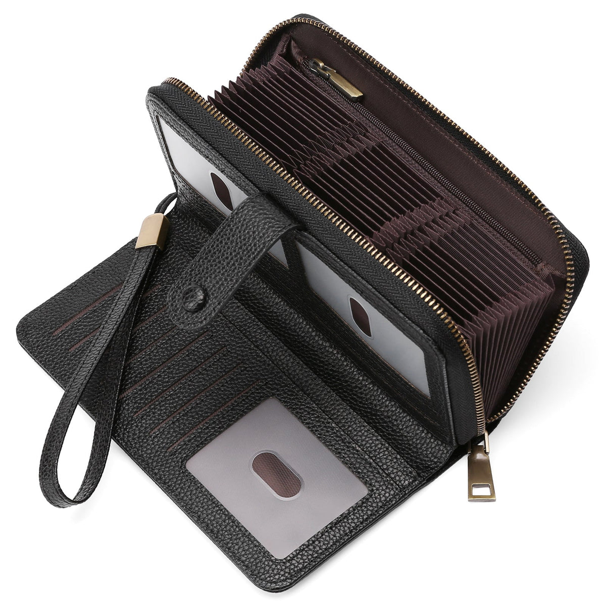 Women's Expanding Long Passport Multiple Slots Position Ladies Wallets