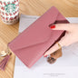 Wallet women's long, fringed three-fold flip clutch bag, simple women's wallet evening