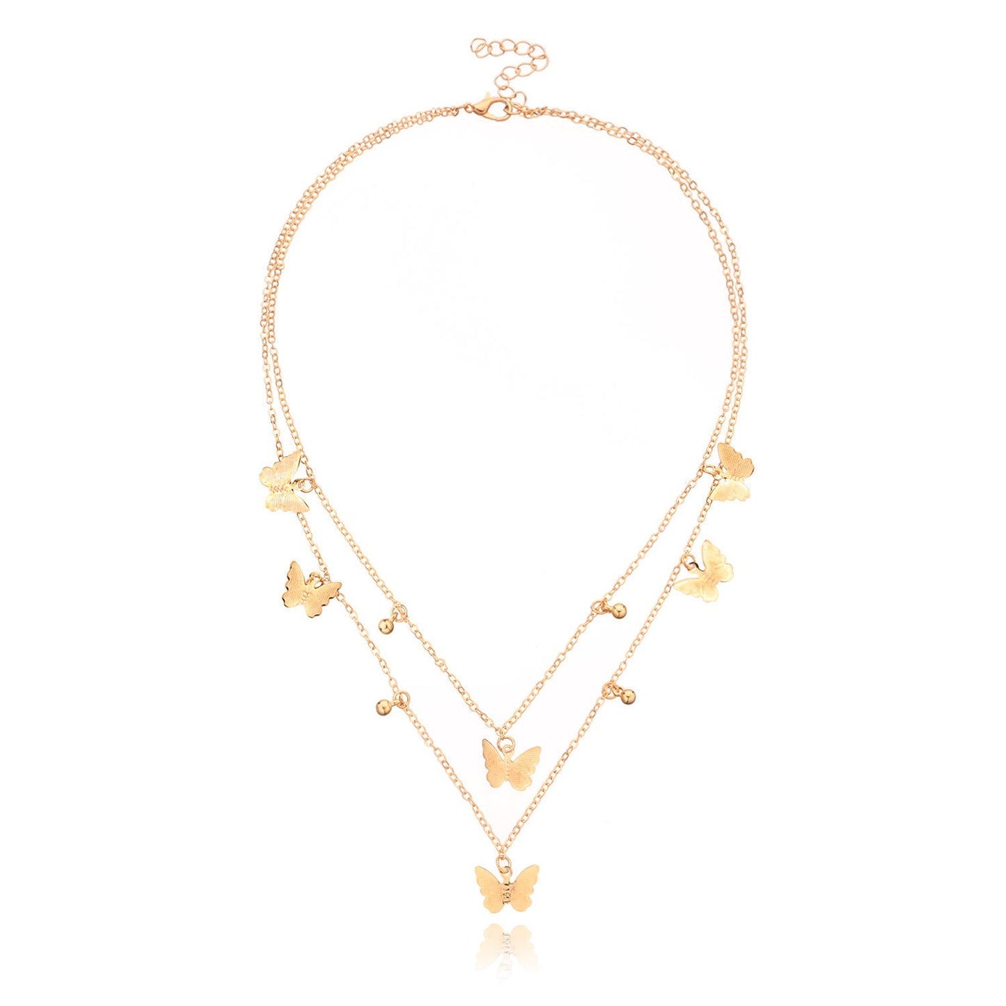 Butterfly Pendant Clavicle Chain Necklace
