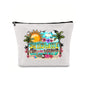 Linen printed cosmetic bag, cosmetic lipstick storage bag, small simple zipper evening clutch bag,