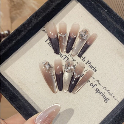 1034- Handmade press on nails fake nails removable