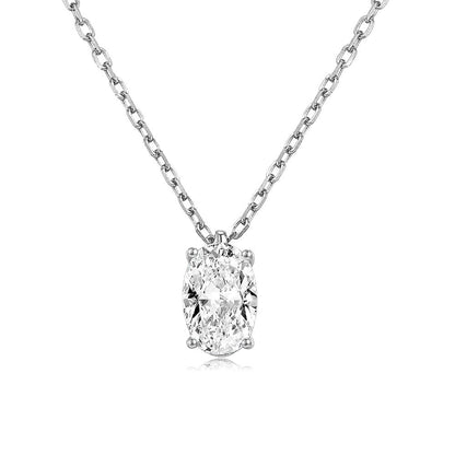 Single Zircon Pendant Necklace new