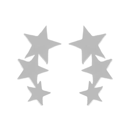 Mini Star Moon Heart Ear Studs