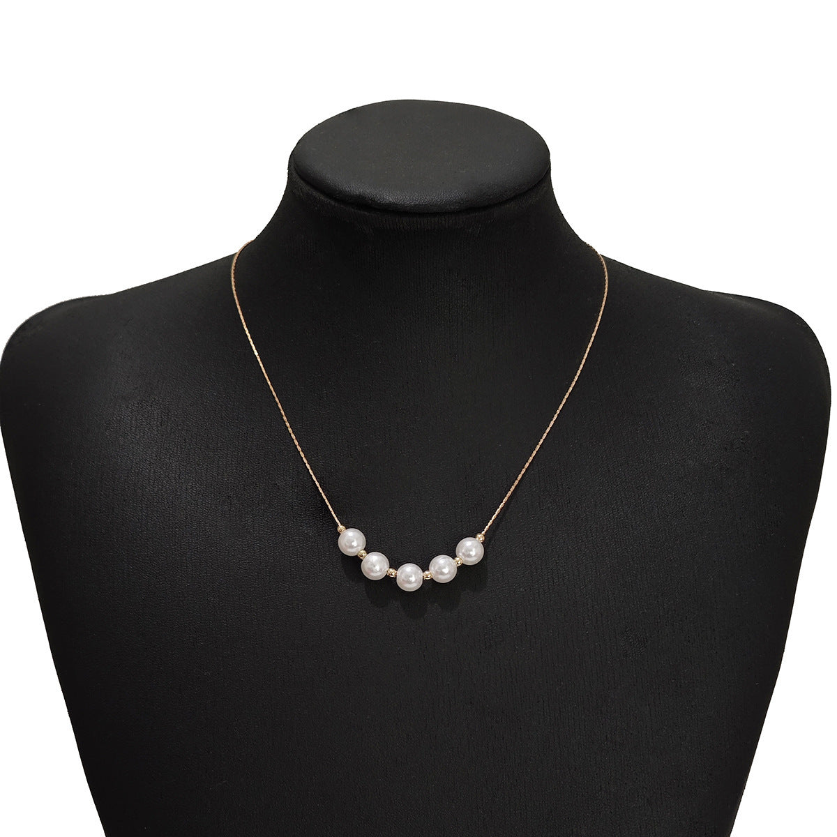 White Pearl Bridal Necklace