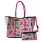 Neoprene Perforated Tote Set – Mother-Child Beach Bag, Water-Resistant Gym & Swim Duffle