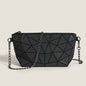 Geometric mini diamond crossbody bag, luminous laser shoulder Crossbody bag, chain bag small, fashionable versatile small purse
