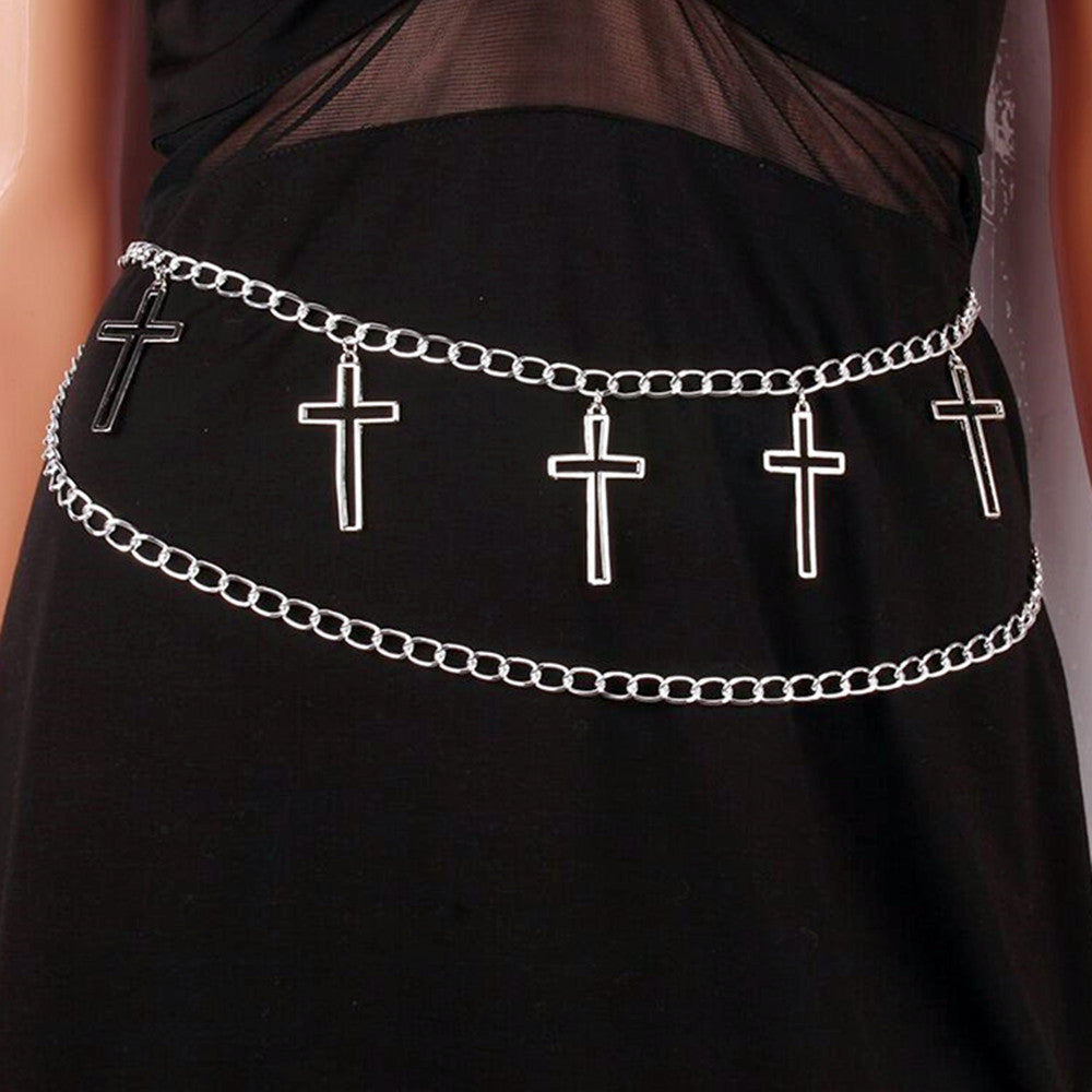 Metal Body Chain Tassel Multilayer Sexy Waist Chain Jewelry
