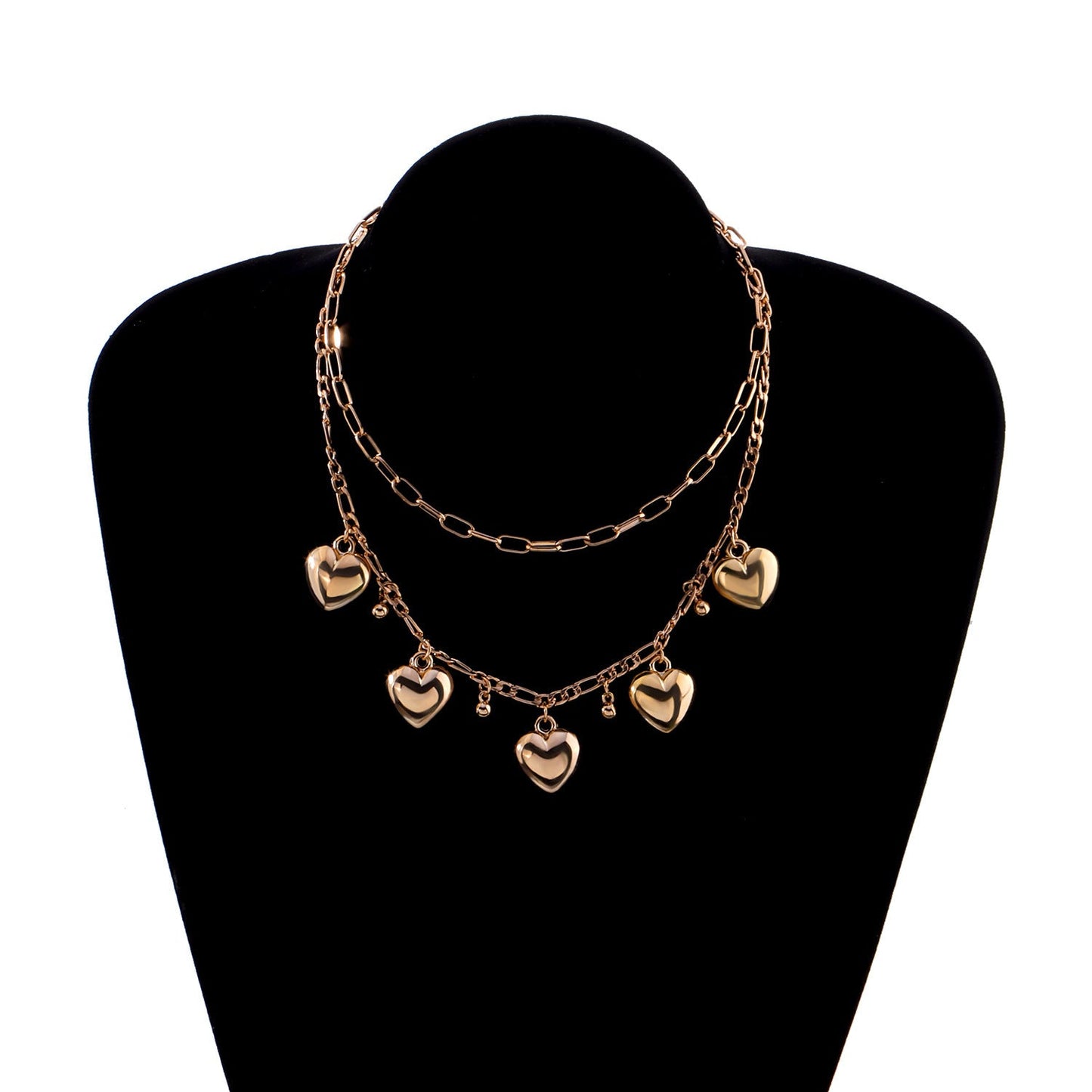 Chain Love Charm Necklace