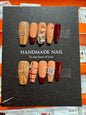 Christmas handmade nail wear temperament gentle nail art nail patch