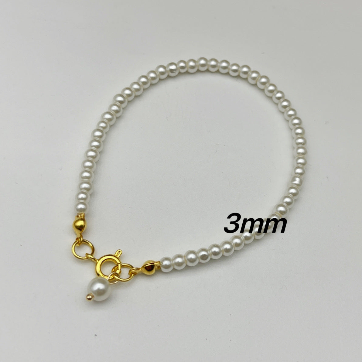 Glass Pearl Bracelet Woman Magnet Clasp