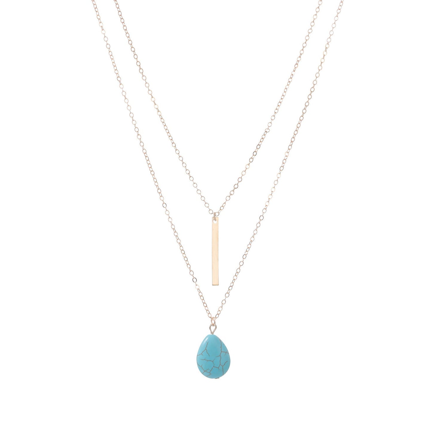 Turquoise Chain Necklace