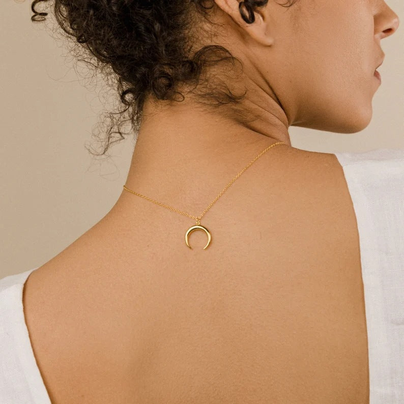 Moon Necklace Jewelry