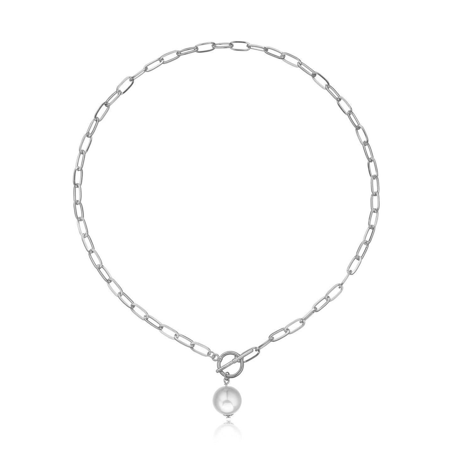Baroque Pearl Pendant Choker Necklace