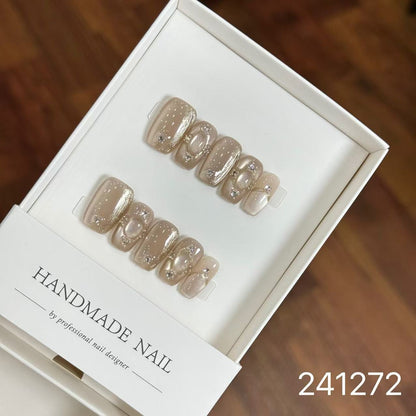 1028- Handmade press on nails fake nails removable