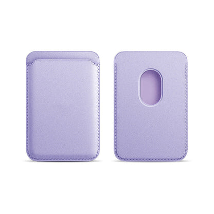 Applicable to Apple 15Magsafe magnetic card bag iPhone mobile phone card bag card holder PU magnetic suction