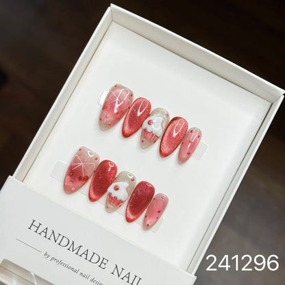 1028- Handmade press on nails fake nails removable