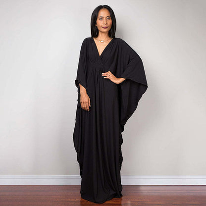 Center-Knit Beach Dress ¨C Loose Vacation Robe, Bikini Sun Protection Cover-Up for Women