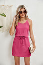 Women's Skeleton Swimsuit Blouse Crossed Back Swimming Blouse Thin Straps Bohemian Summer Dress