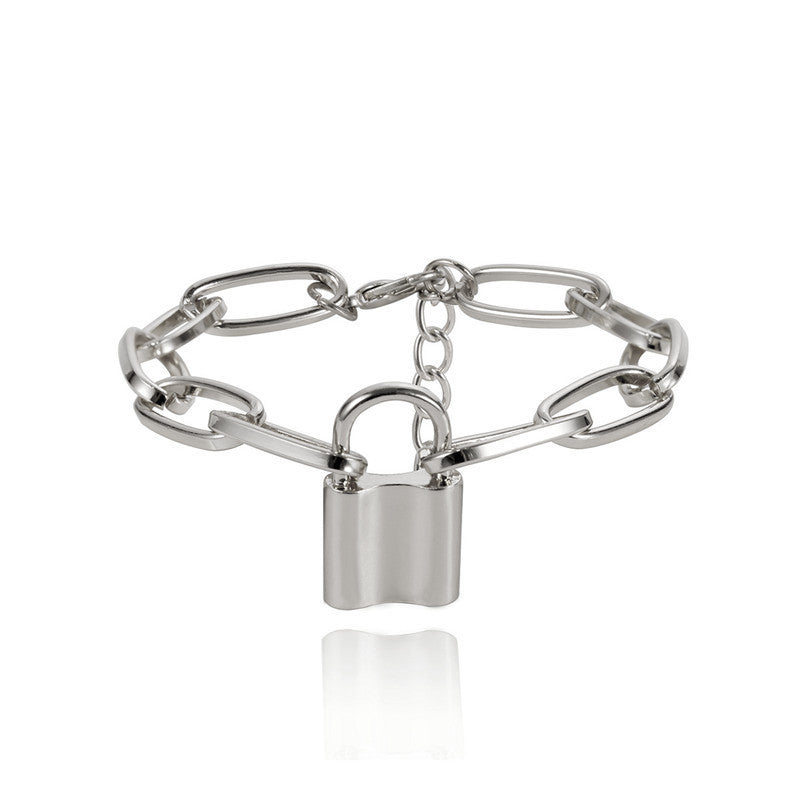 Link Chain Lock Bracelet