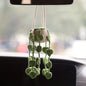 Car plant pendant Car decoration Rearview mirror pendant Creative wool in the car