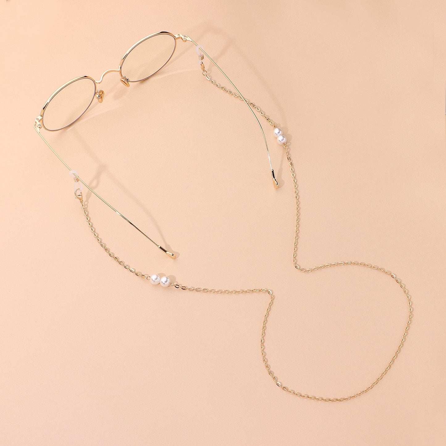 Pearl Eyeglass Chain Beaded Sunglasses Neck Holder