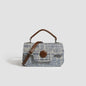 Handheld small tote bag, bag women's autumn fashion office workers handheld bag, small square bag, shoulder Crossbody bag women