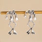 Personality Punk Frog Stud Earrings Detachable Cute 3D Animal Earrings
