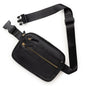 Multifunctional Fashion Fanny Pack – Adjustable Shoulder Strap Travel Breast Bag in Vegan Leather, Ideal Chest Purse for Holiday Sports and Running, Stylish Crossbody Waist Bag for Women