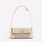 Small shoulder purse, female design retro armpit bag, canvas splicing shoulder crossbody bag