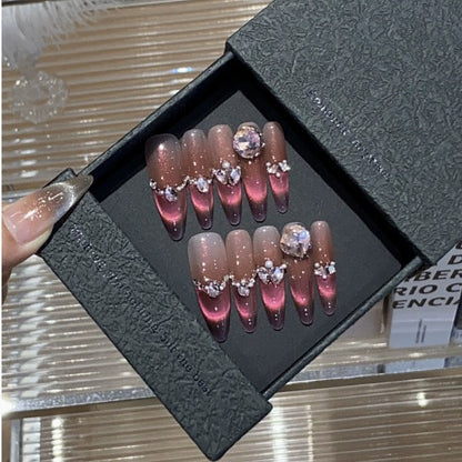 1035- Handmade press on nails fake nails removable