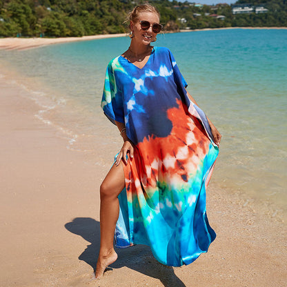 Bohemian Beach Robe ¨C Sexy Loose-Fit Bikini Cover-Up, Vacation Sun Protection Kimono