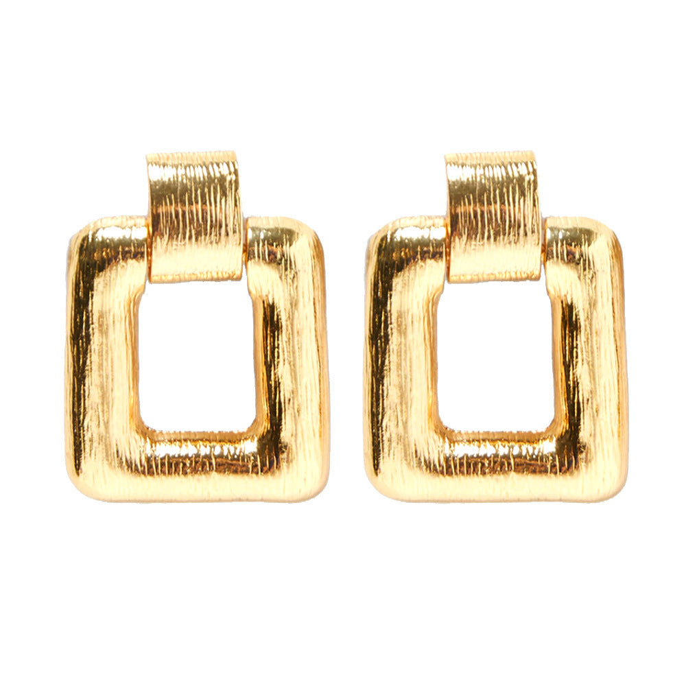 Drop Dangle Earrings Big Geometric Stud Earrings