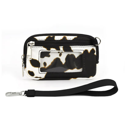 Transparent PVC Card Bag – Portable Wrist Bag for Bank Card & Change Storage