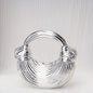 Shinny Acrylic Knotted evening Clutch Purse, Dinner Purse, Clutch Purse Casual