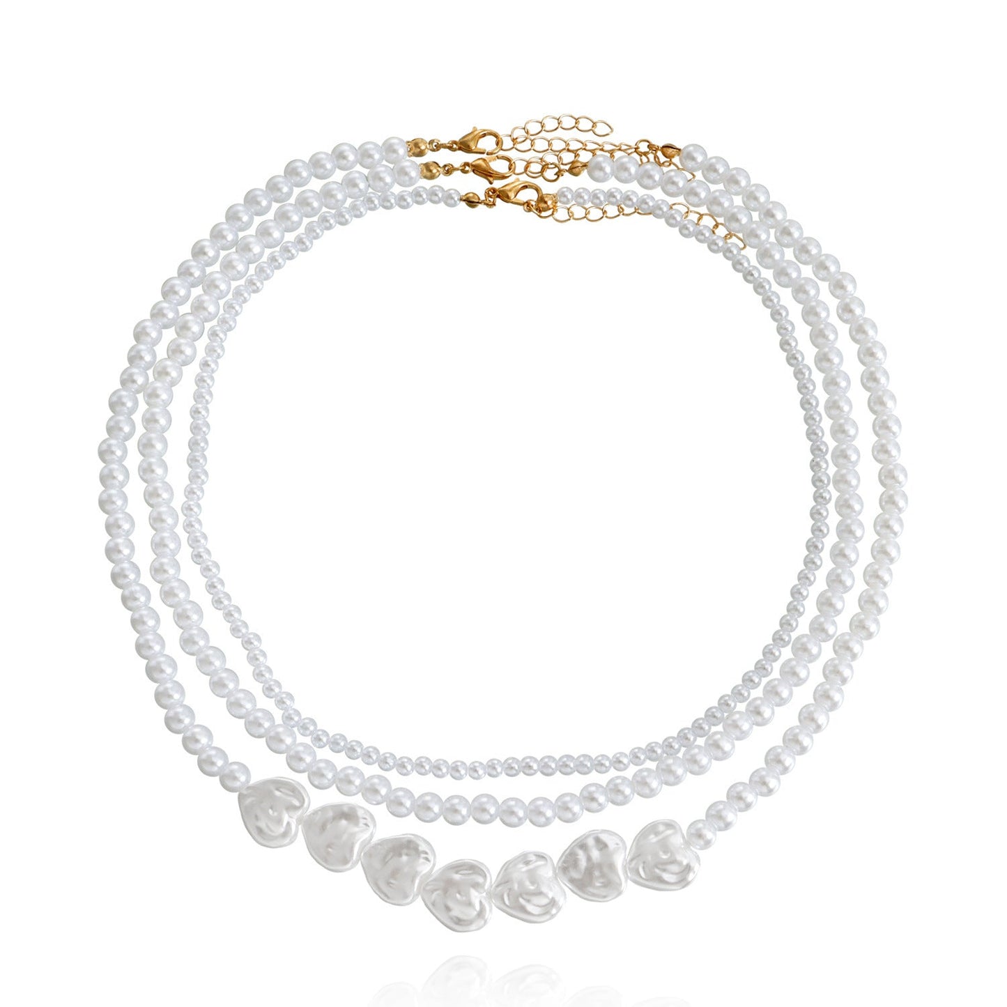 Irregular Imitation Pearls Necklaces