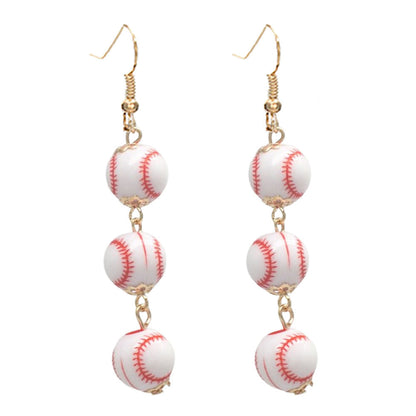 Rhinestone Football & Rugby Earrings for Women - Sparkling Sports Fan Dangle Drop Stud Earrings