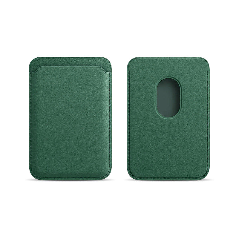Applicable to Apple 15Magsafe magnetic card bag iPhone mobile phone card bag card holder PU magnetic suction