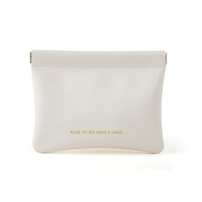 Automatic closing data cable, earphone portable storage bag, lipstick key, cosmetics portable small bag,