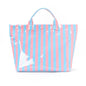 Striped Tote Bag – High-Aesthetic Lightweight Handbag, Commuter Large Travel Shoulder Bag