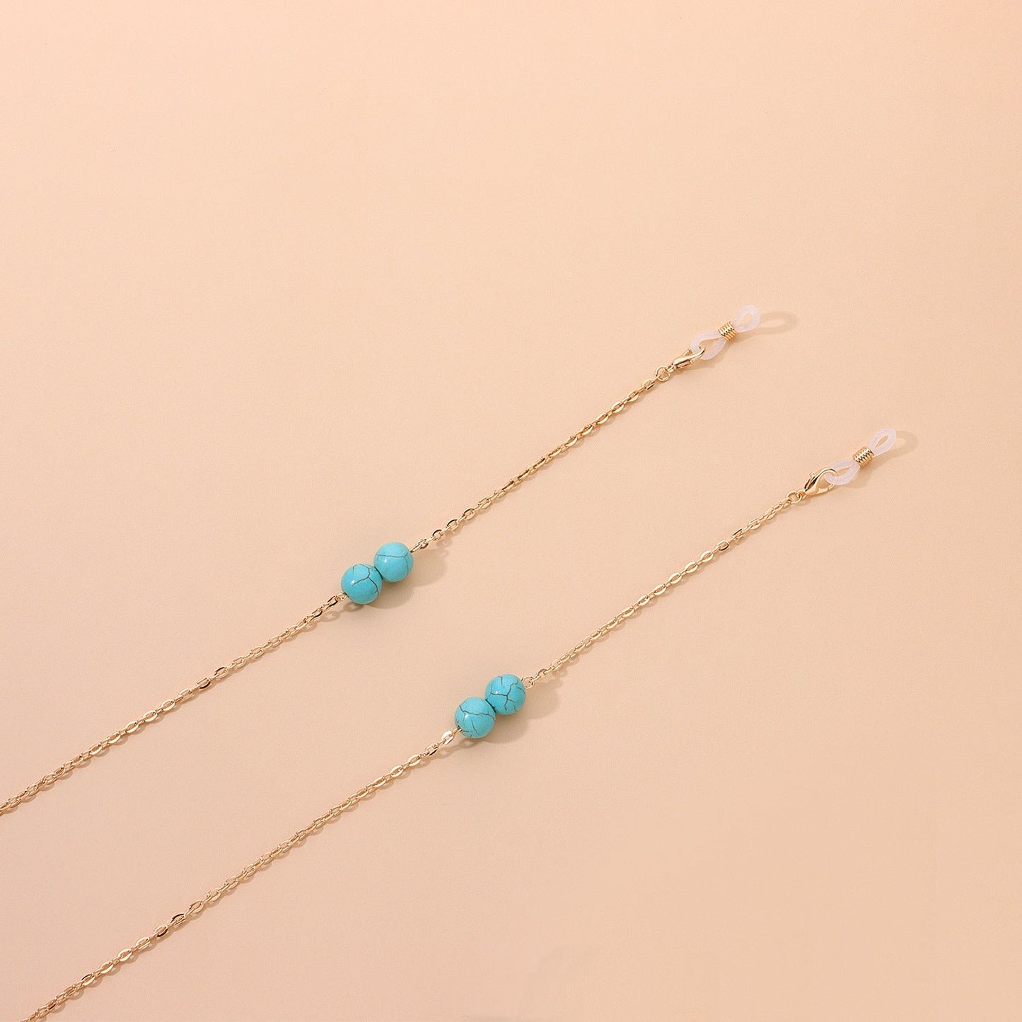 Turquoise Bead Glasses Chain