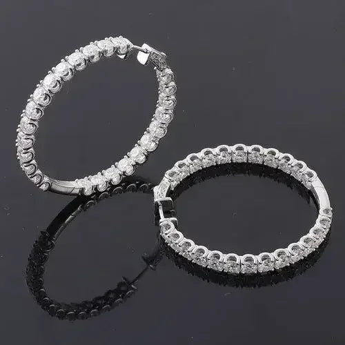 Personalized Big Diameter Earrings – Luxury Statement Jewelry