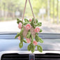 Car plant pendant Car decoration Rearview mirror pendant Creative wool in the car