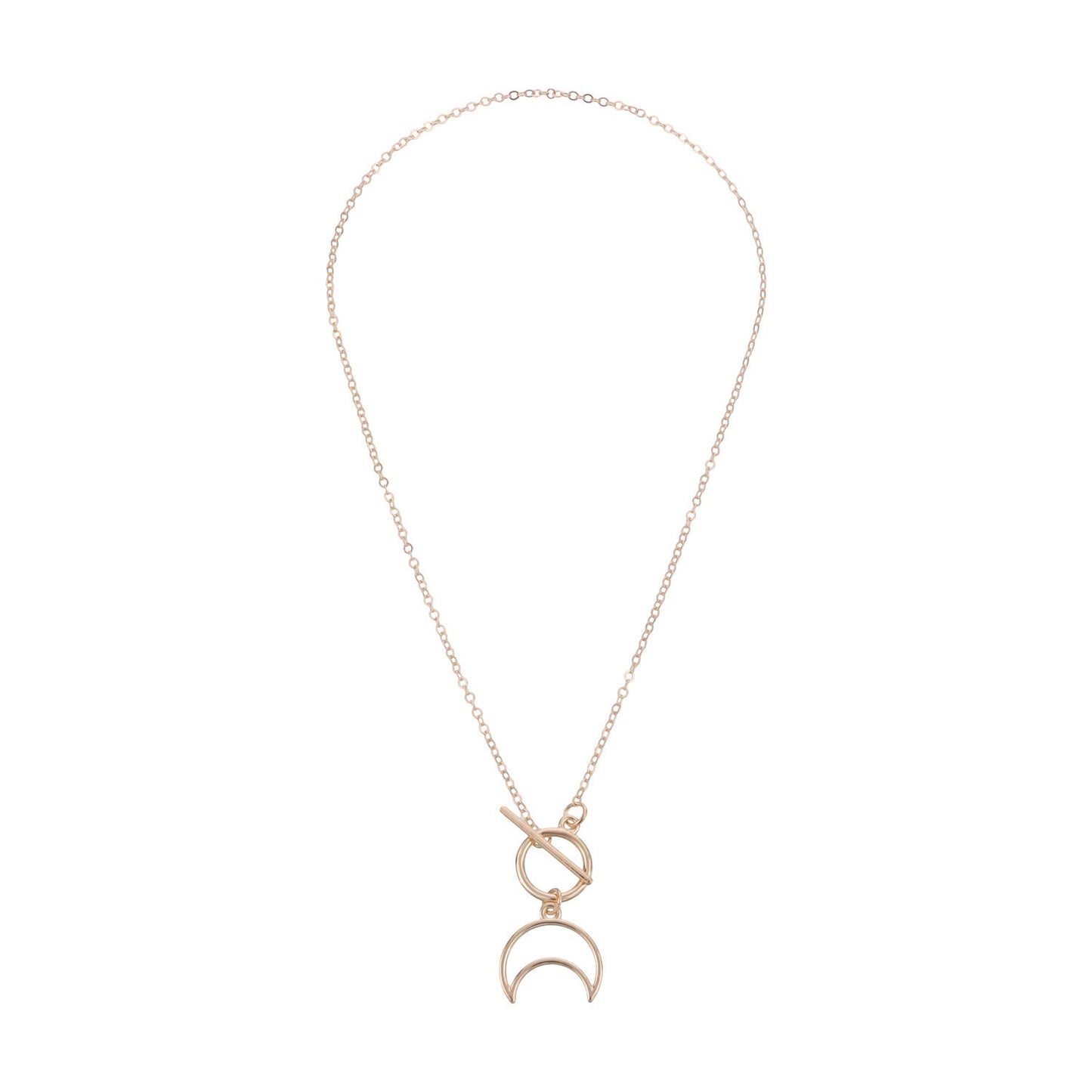 Moon Shape Pendant Necklace