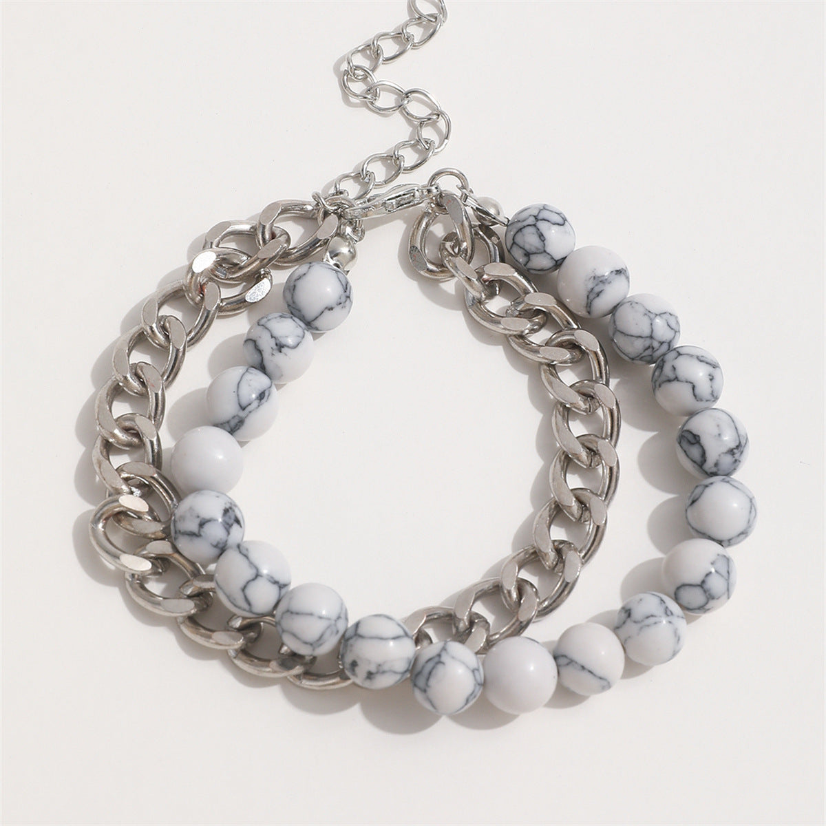 Natural Gemstone Round Beaded Bracelet