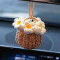 Car plant pendant Car decoration Rearview mirror pendant Creative wool in the car