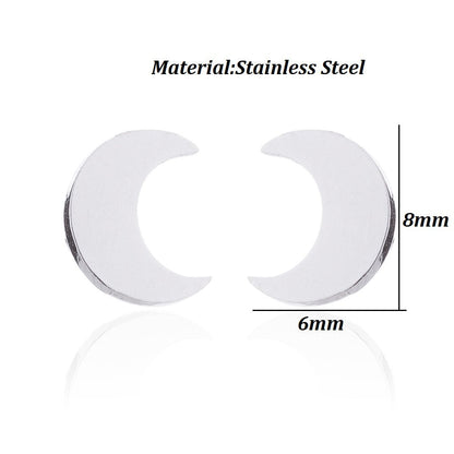 Mini Star Moon Heart Ear Studs