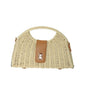 Crossbody Straw Bag – Fashion Shoulder Woven Purse, Vacation Beach Tote Handbag