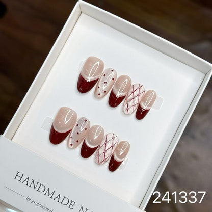 1028- Handmade press on nails fake nails removable