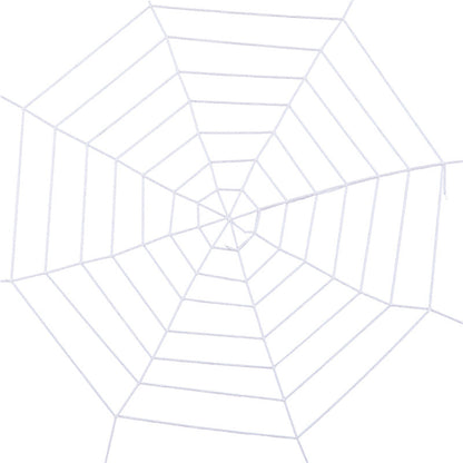 Halloween spider web decoration haunted house party trick props spider silk simulation big spider combination scene arrangement