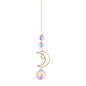 Snowflake Crescent Moon Suncatcher